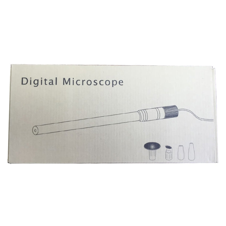 0.3 Million USB Digital Microscope with 6 LEDs - 4.9mm Lens